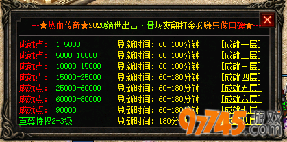“成就系统”称号增加主属性的佼佼者